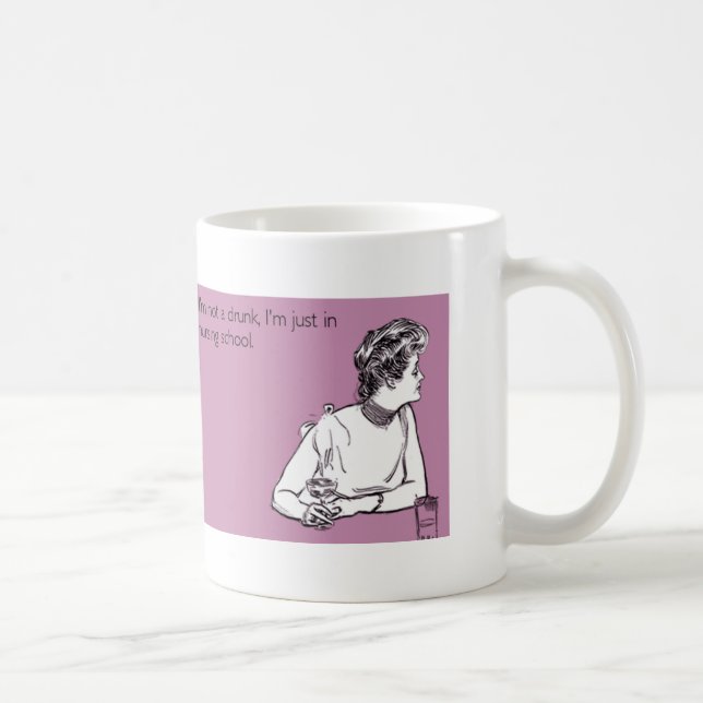 Lustige Krankenpflege-Tasse Kaffeetasse (Rechts)