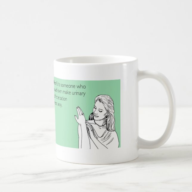 Lustige Krankenpflege-Tasse Kaffeetasse (Rechts)