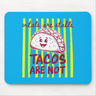 Lustige Krankenschwester Cinco de Mayo Vitalwerte Mousepad