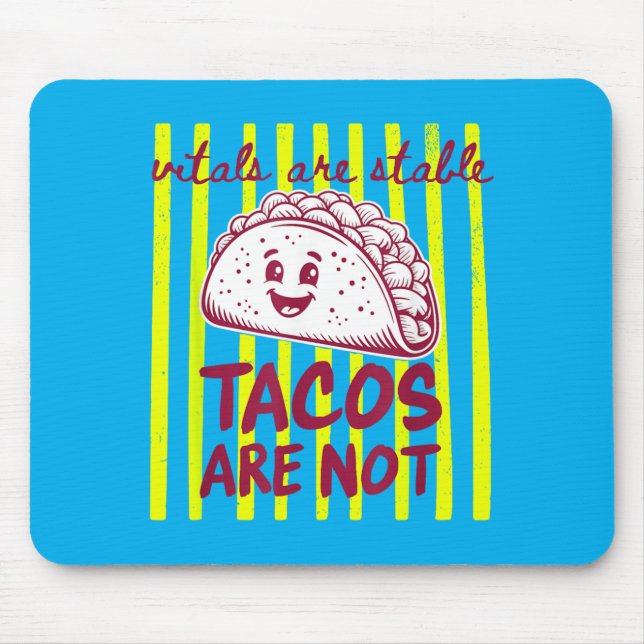 Lustige Krankenschwester Cinco de Mayo Vitalwerte  Mousepad (Vorne)
