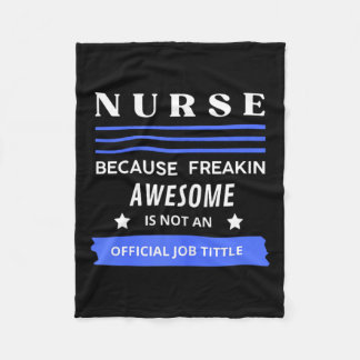 Lustige Krankenschwester Cool Design für Frauen Fleecedecke