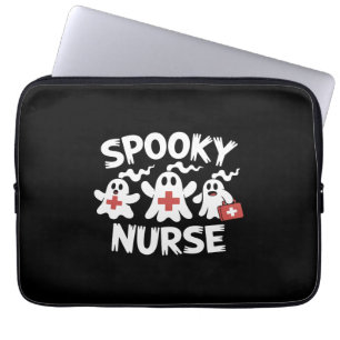Lustige Krankenschwester Halloween Laptopschutzhülle