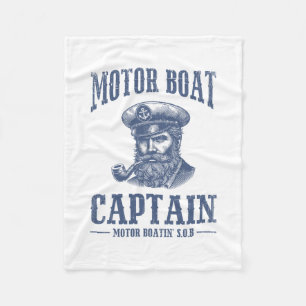 Lustige Kreuzfahrt-Shirts für Männer Motorboot-Kap Fleecedecke