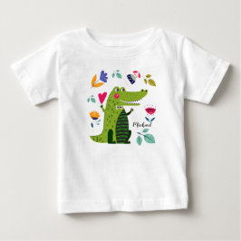 Lustige Krokodil-Geschenk-Baby-T - Shirts