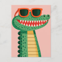 Lustige Krokodil-Sonnenbrille Süße Cartoon-Tiere