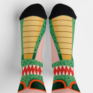 Lustige Krokodil-Sonnenbrille Süße Cartoon-Tiere Socken