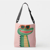 Lustige Krokodil-Sonnenbrille Süßes Cartoon-Tier