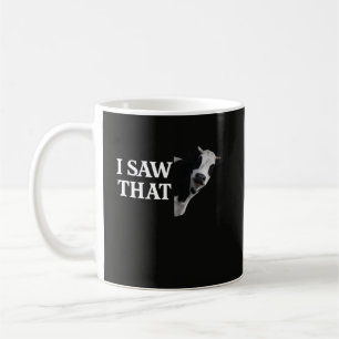 Lustige Kuh-Witze mit 'Ich sah das mit Kuh'-Design Kaffeetasse
