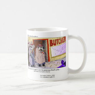 Lustige Kühe: Kuh-Mafia Al Cowpone Kaffeetasse