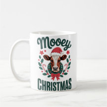 Lustige Kühle Kuh Mooey Weihnachten Bauernhof Feie