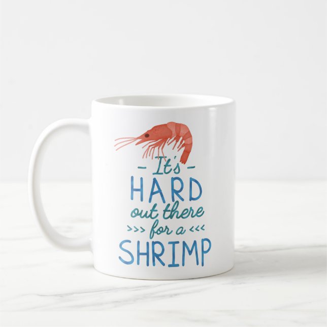 Lustige kurze Leute stark dort draussen für eine Kaffeetasse (Links)
