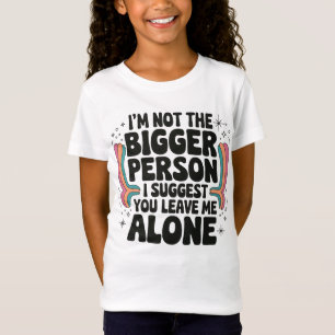 Lustige Kurze Witze über Kleine Leute Humor T-Shirt