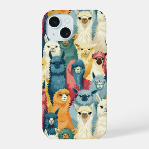 Lustige Lamas iPhone-Hülle iPhone 15 Hülle