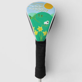 lustige landschaftliche Darstellung niedlicher Sch Golf Headcover