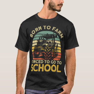 Lustige Landwirte, die zum Arbeiten auf dem Bauern T-Shirt