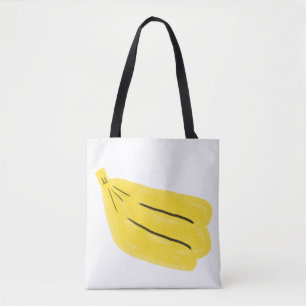 Lustige Langweilige Bananen-Charakter-Geschenk Tasche