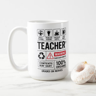 Lustige Lehrer-Definition — Multitasking Kaffeetasse