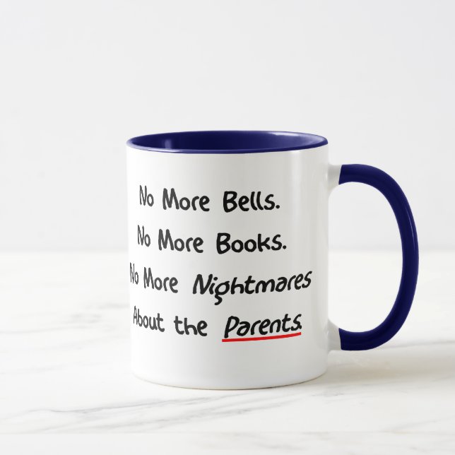 Lustige Lehrer-Ruhestands-Geschenke Tasse (Rechts)