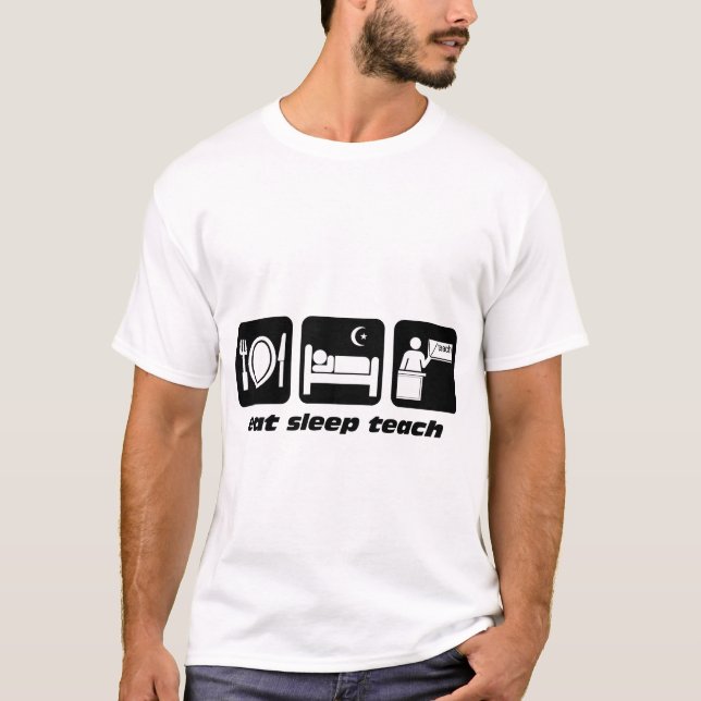 Lustige Lehrer T-Shirt (Vorderseite)