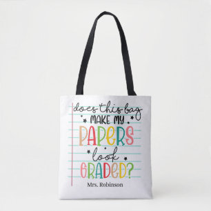 Lustige Lehrerbewertung Tasche