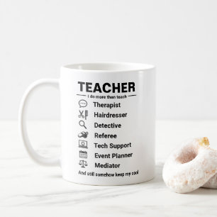 Lustige Lehrerjobs Kaffeetasse