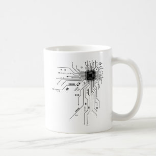 Lustige Leiterplatte Computer Elektronik Kaffeetasse