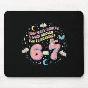 Lustige Lektüre 67 Six Seven Meme Englischlehrer B Mousepad