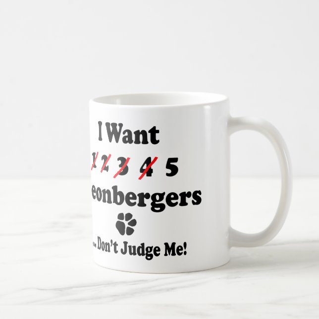 Lustige Leonberger Tasse (Rechts)