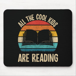 Lustige Lesebücher Nerd Buchliebhaber Bibliothek B Mousepad