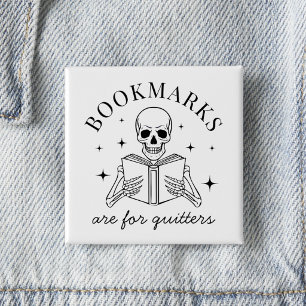 Lustige Lesezeichen sind für Aufgeber Bücherliebha Button
