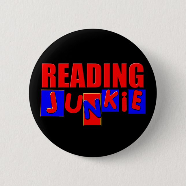 lustige Lesung Button (Vorderseite)