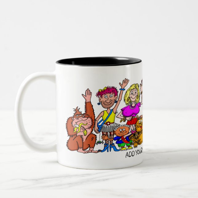 Lustige Leute Tasse (Links)