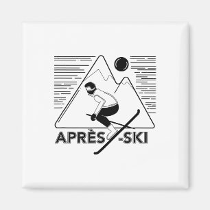 Lustige Liebe Apres Ski - Tolles Geschenk für Schn Magnet