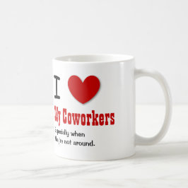 Lustige Liebe des Büro Humor-I MEINE MITARBEITER Kaffeetasse