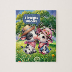 Lustige Liebe dich mooore Kühe