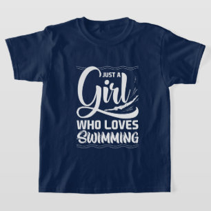 lustige Lieben, die Wortart schwimmen T-Shirt