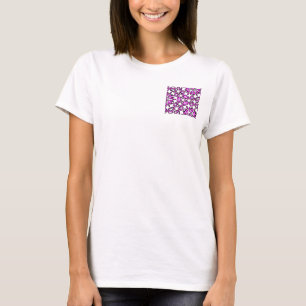 Lustige lila SchmerzEmoticons T-Shirt