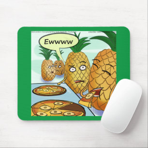 Lustige LTCartoons Ananas-Pizza-Comic  Mousepad