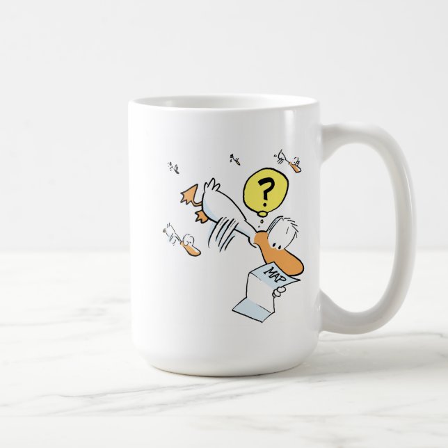 Lustige Luftfahrt-Cartoon-Kaffee-Tasse Kaffeetasse (Rechts)