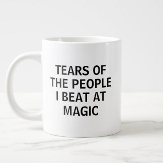 Lustige Magic-Gamer-Tränen der Gegner Jumbo-Tasse