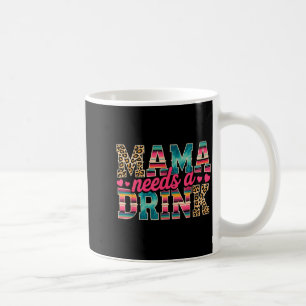 Lustige Mama braucht ein Bier Weinliebhaber Mutter Kaffeetasse