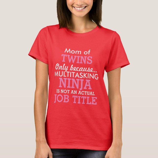 Lustige Mama der T-Shirt (Vorderseite)