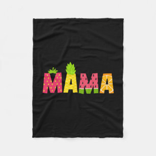 Lustige Mama Fruitarian Liebhaber Sommer Nana Fruc Fleecedecke