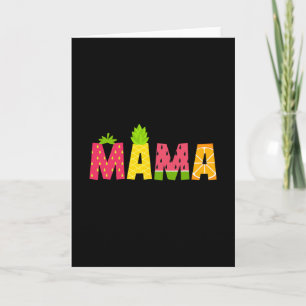 Lustige Mama Fruitarian Liebhaber Sommer Nana Fruc Karte
