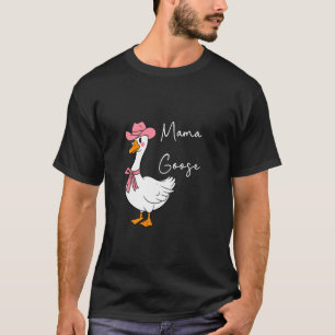 Lustige Mama-Gans passende Familie Mutter T-Shirt
