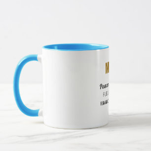 Lustige Mama-Kaffeetasse – Angetrieben von Kaffee, Tasse