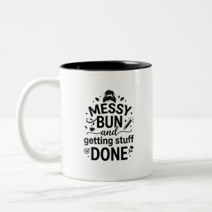 Lustige Mama-Tasse 2-Ton-Zitat Zweifarbige Tasse