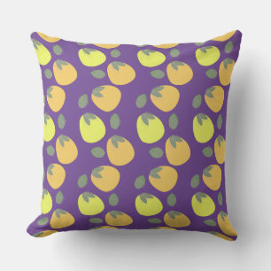 Lustige Mango Orange Gelbe Frucht Kissen