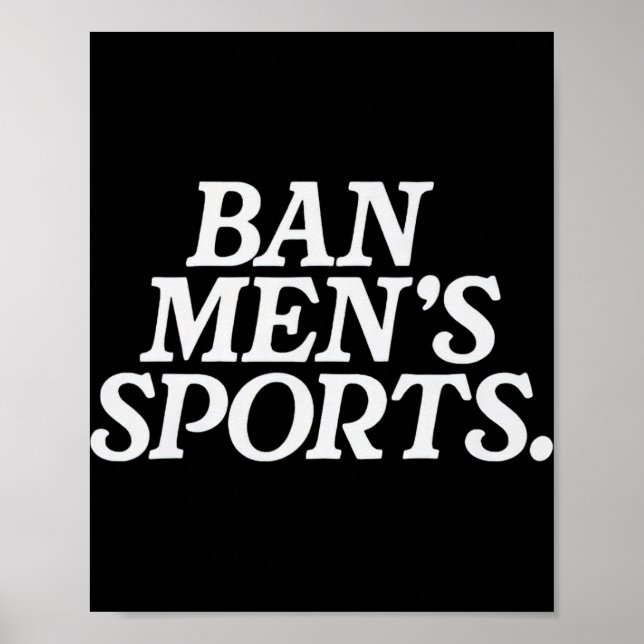 Lustige Männer-Sportarten  Poster (Vorne)