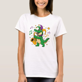 Lustige Mardi Gras Karneval Stimmung T-Shirt